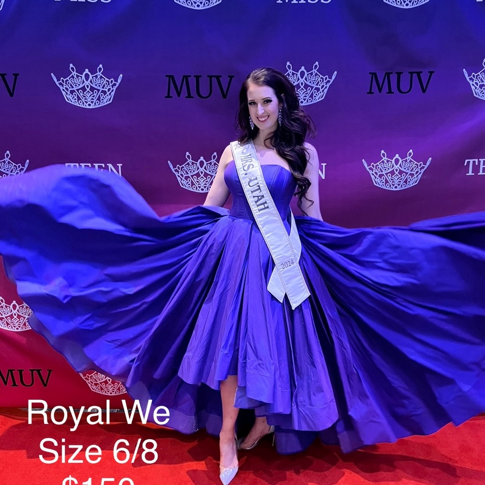 Women's Blue Evening Gown